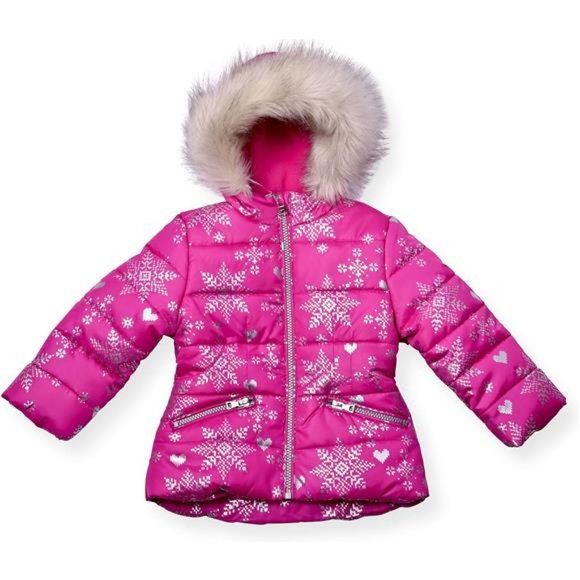 2-Piece Snow Suit - Water Resistant Girls Snow Pants & Ski Puffer Jacket - Picture 3 of 6
